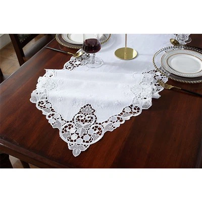 सॉफ्ट प्लेन लेस पार्टी वेडिंग टेबल क्लॉथ